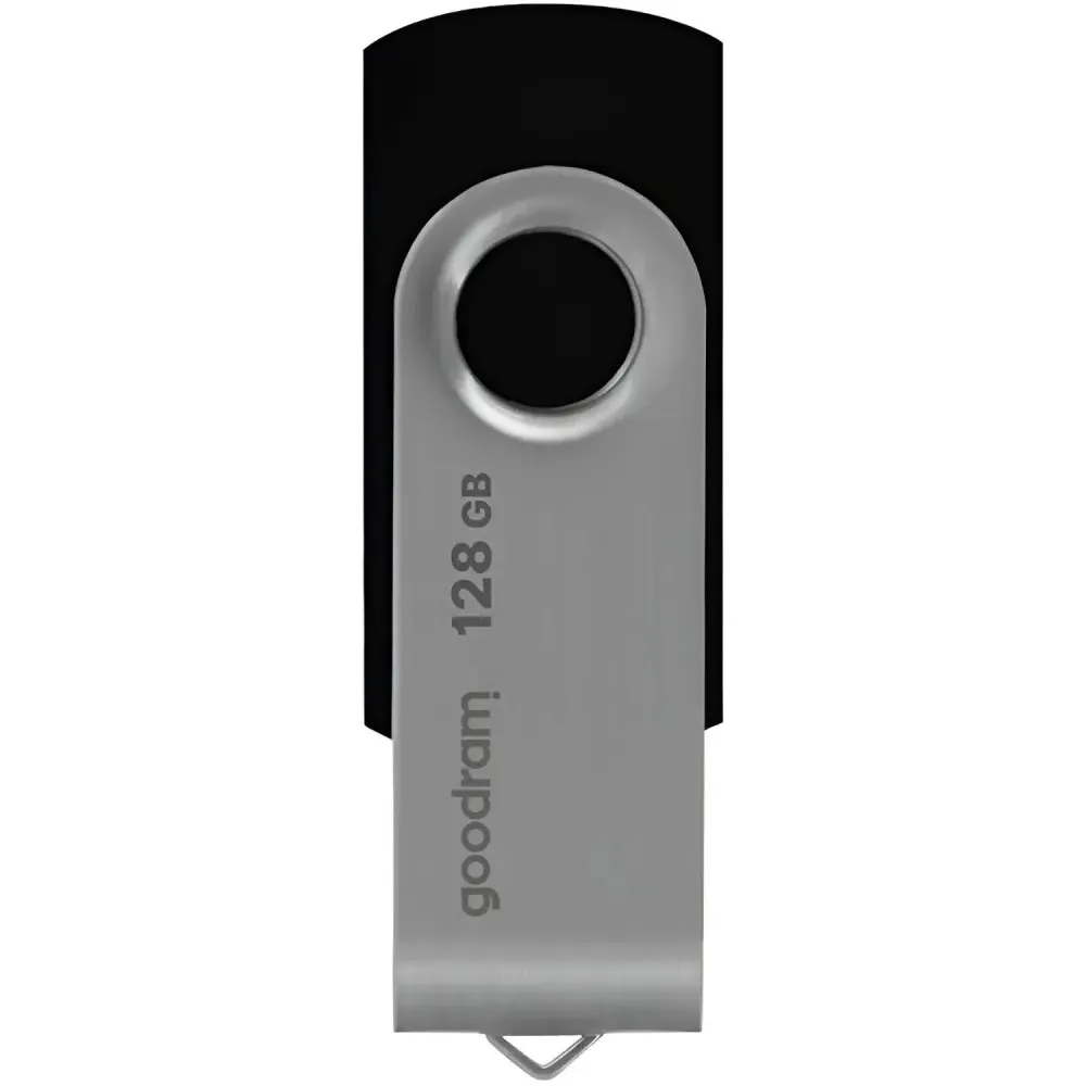 Флеш-накопичувач USB3.2 128GB Goodram UTS3 (Twister) Black (UTS3-1280K0R11) - зображення 1
