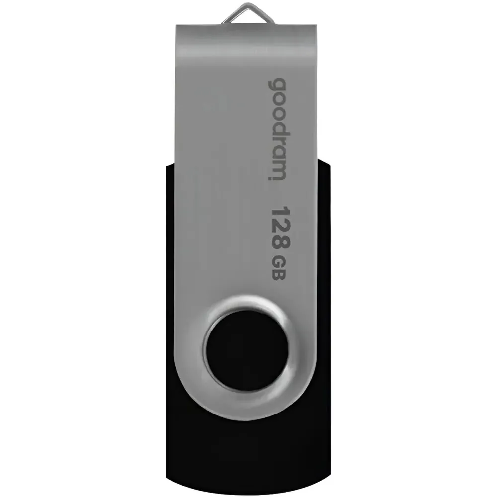 Флеш-накопичувач USB3.2 128GB Goodram UTS3 (Twister) Black (UTS3-1280K0R11) - мініатюра 2
