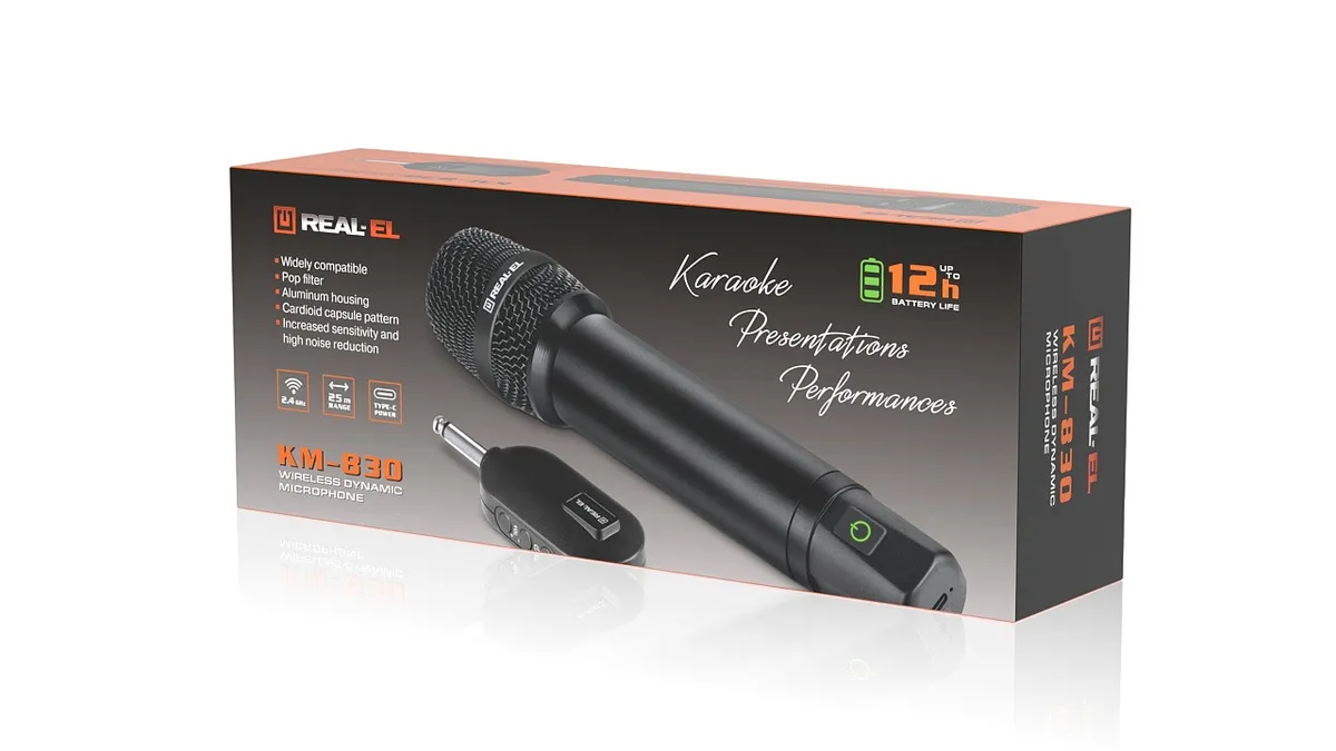 Мікрофон REAL-EL KM-830 - зображення 1