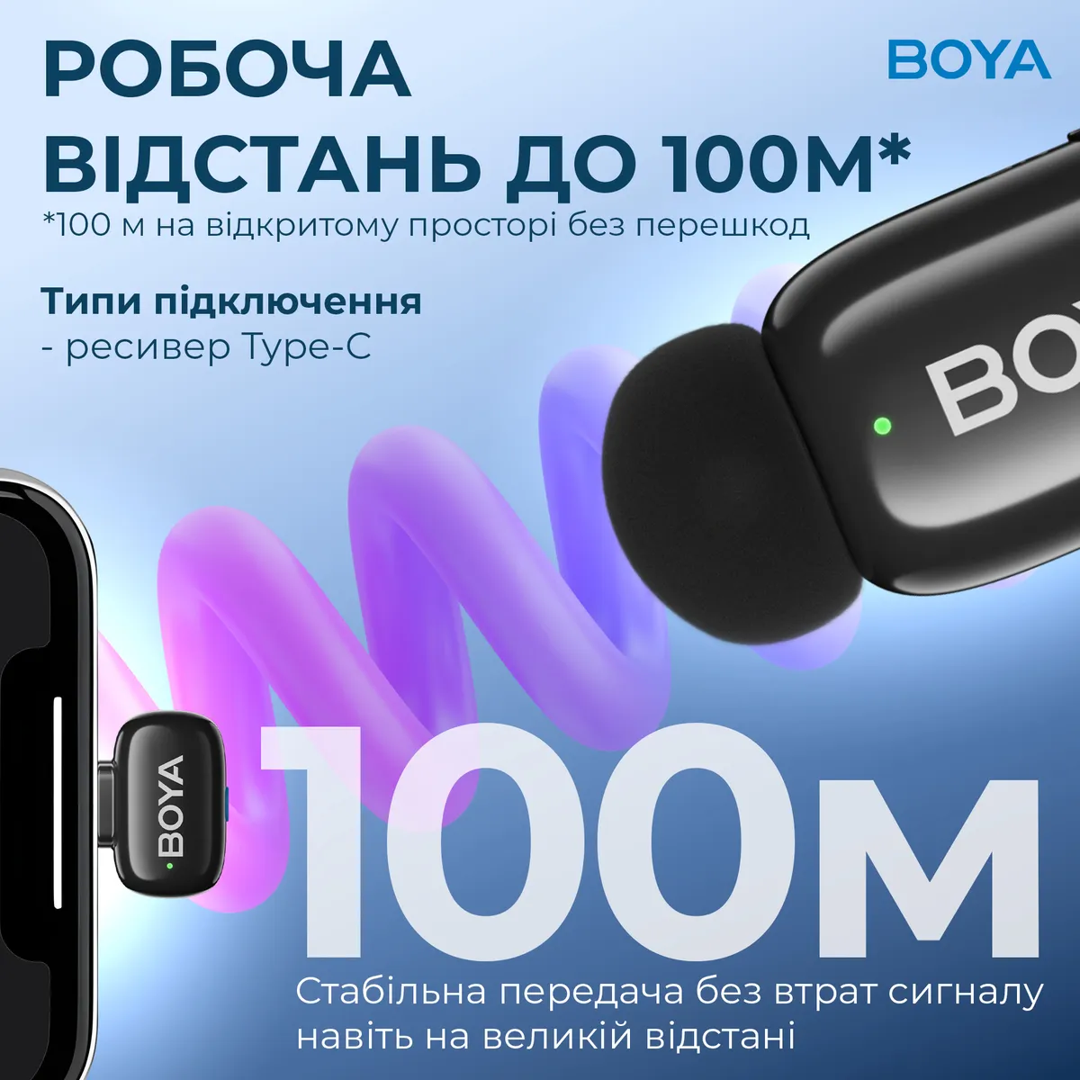 Мікрофон BOYA mini-16 Type-C Black - мініатюра 9
