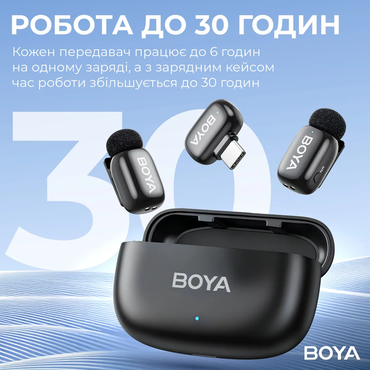 Мікрофон BOYA mini-14 Type-C Black - мініатюра 8