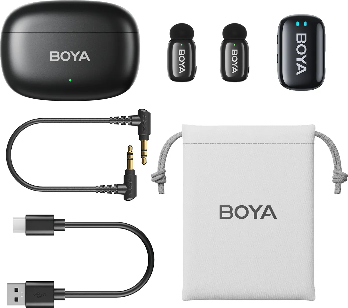 Мікрофон BOYA mini-18 TRS for camera Black - мініатюра 2