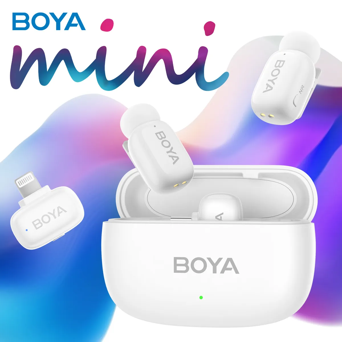 Мікрофон BOYA mini-13 Type-C/Lightning White - мініатюра 6