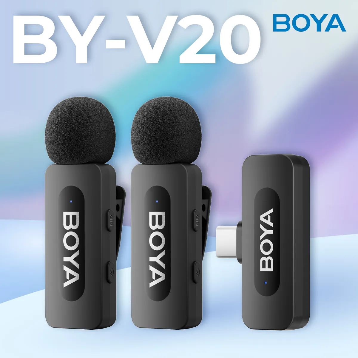 Мікрофон BOYA BY-V20 Type-C Black - мініатюра 3