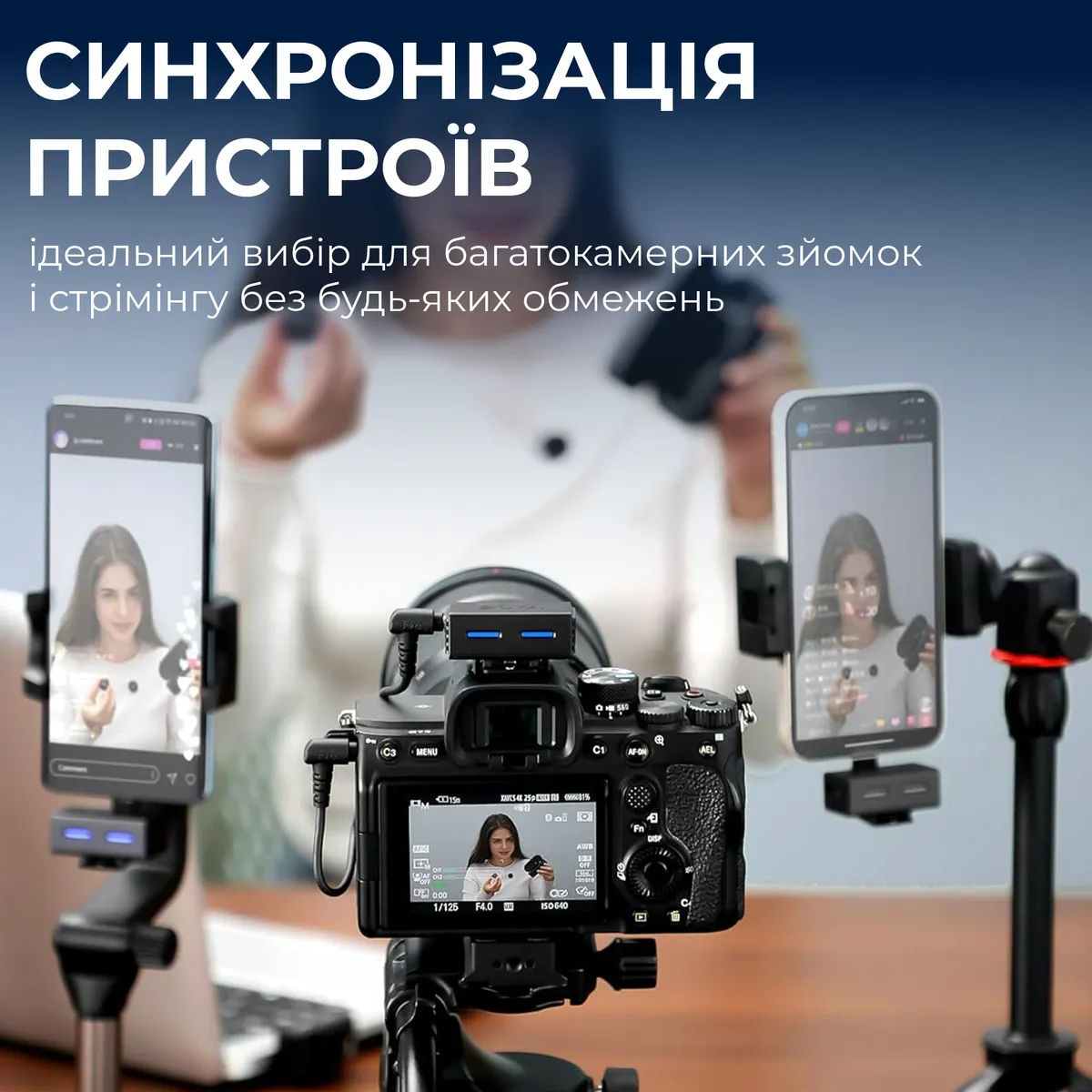 Мікрофон BOYA LINK 3-01 Type-C/TRS/Lightning Black - мініатюра 12