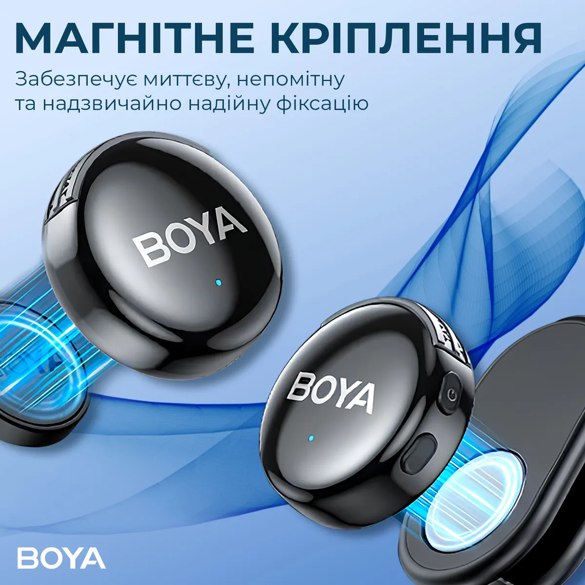 Мікрофон BOYA LINK 3-01 Type-C/TRS/Lightning Black - мініатюра 9