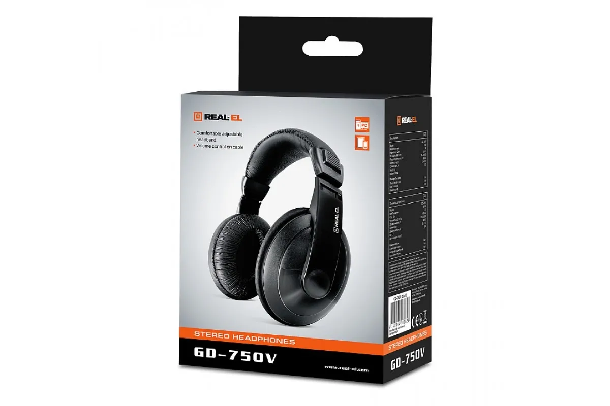 Гарнітура REAL-EL GD-750V Black - мініатюра 8