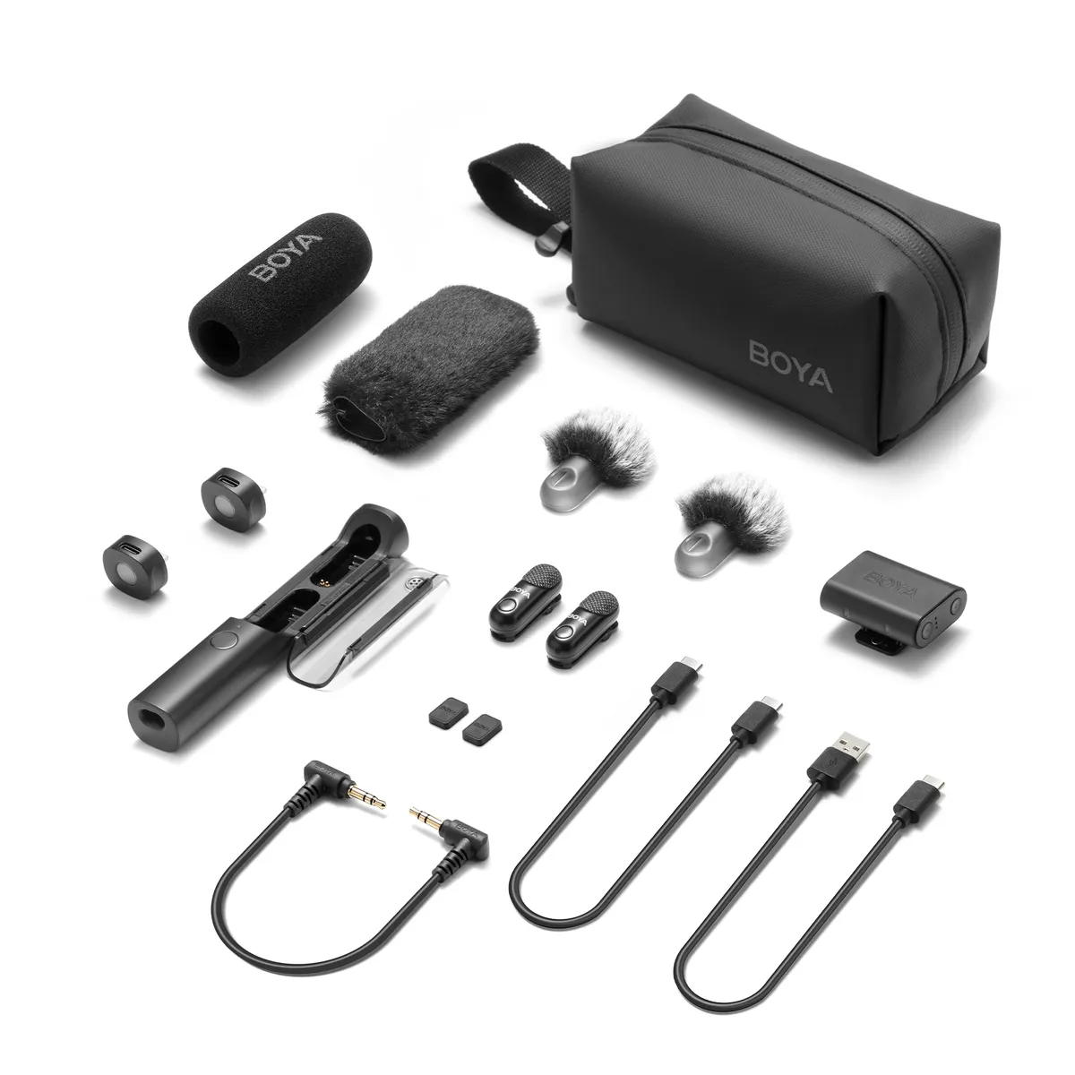 Мікрофон BOYA Magic-02 Type-C/Lightning Black - зображення 1