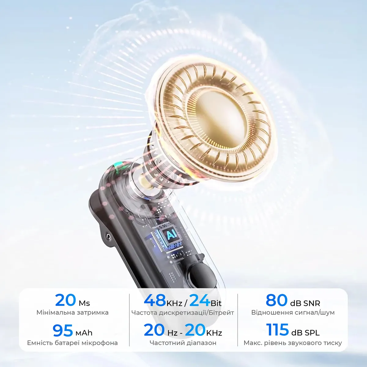 Мікрофон BOYA Magic-02 Type-C/Lightning Black - мініатюра 12