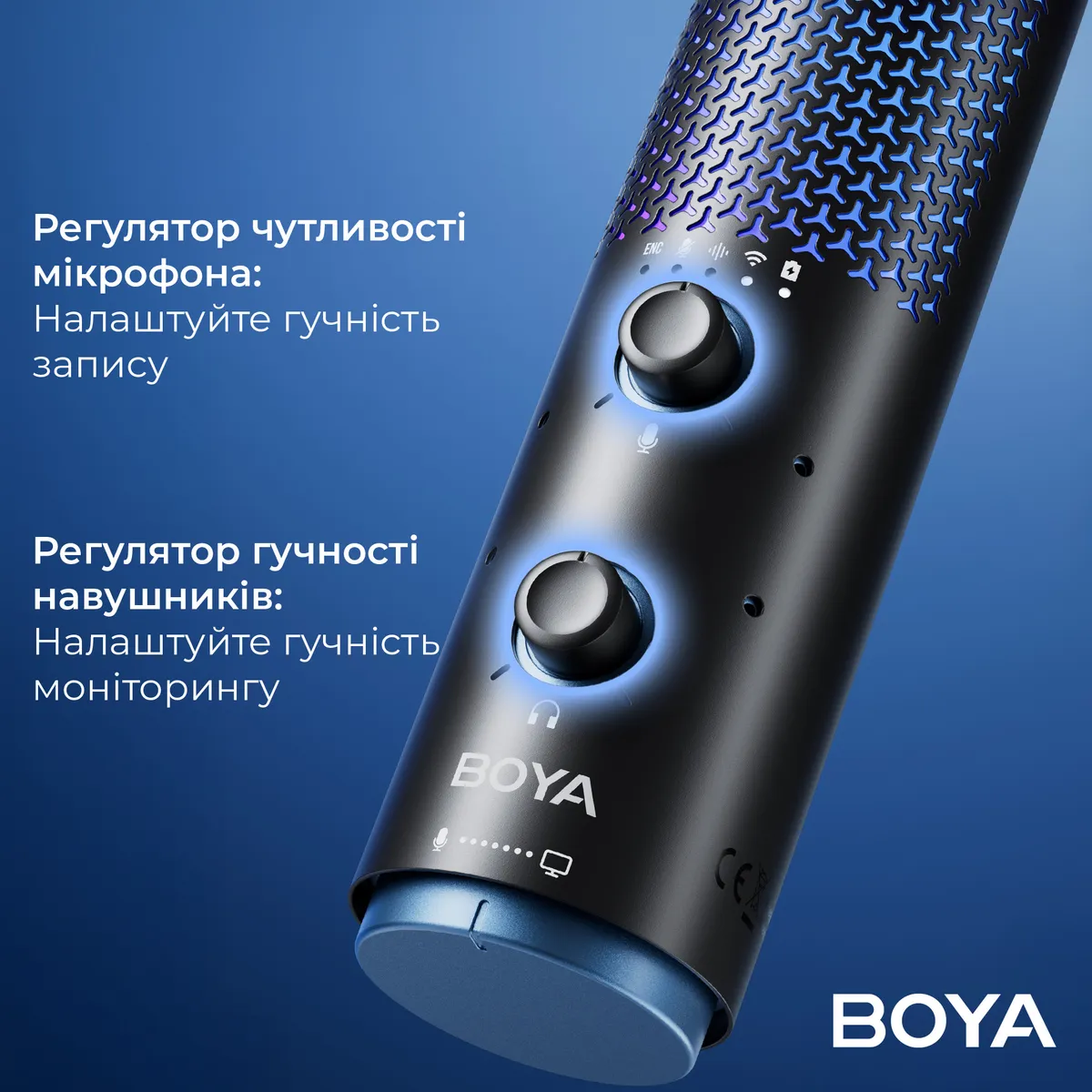 Мікрофон BOYA K5-02 RGB Black - мініатюра 12