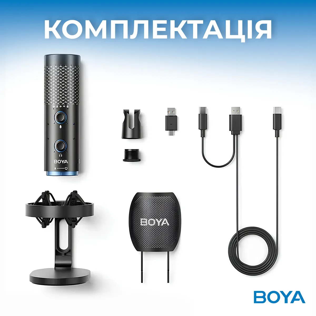 Мікрофон BOYA K5-02 RGB Black - мініатюра 18