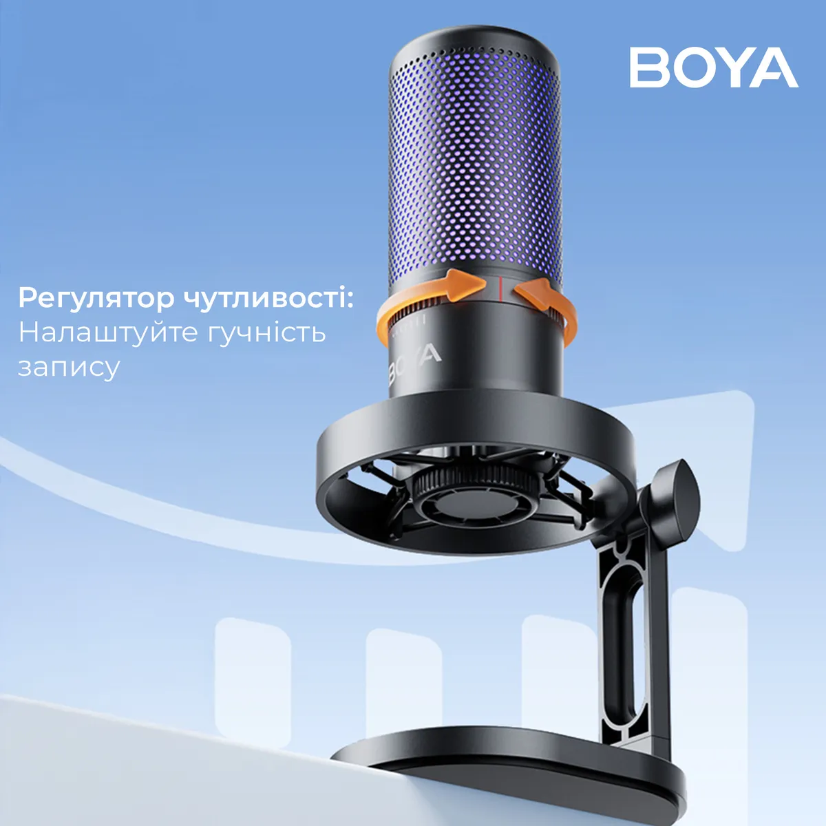 Мікрофон BOYA K3-02 RGB Black - мініатюра 9