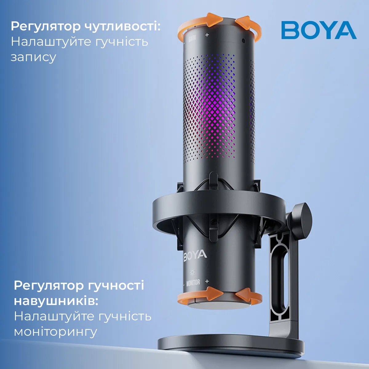 Мікрофон BOYA K9 RGB Black - мініатюра 10