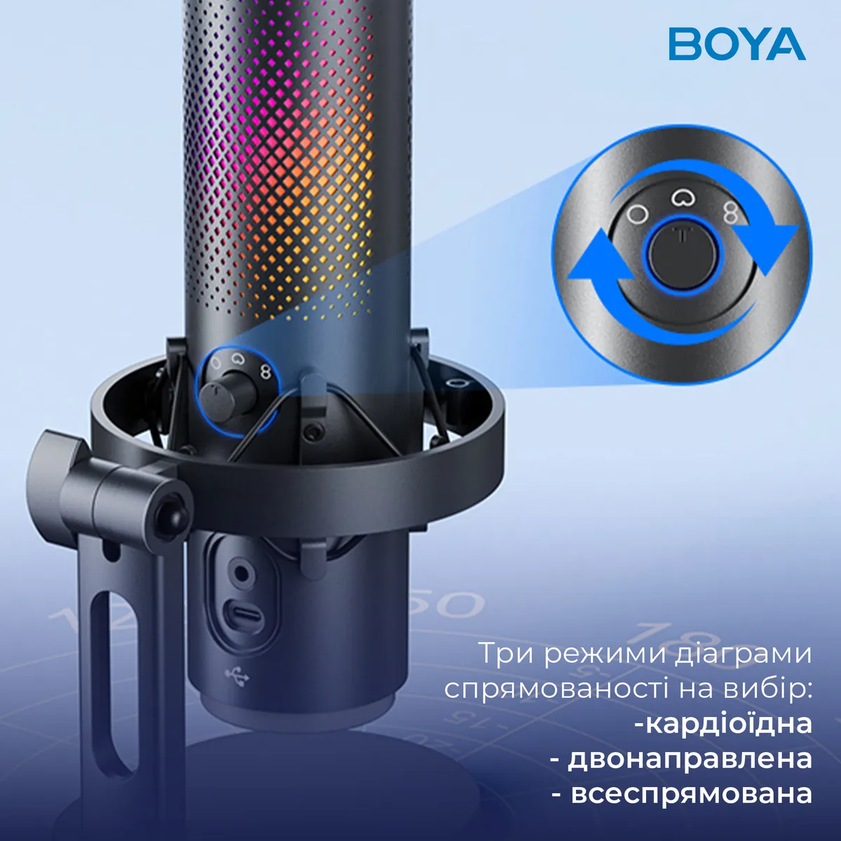 Мікрофон BOYA K9 RGB Black - мініатюра 7