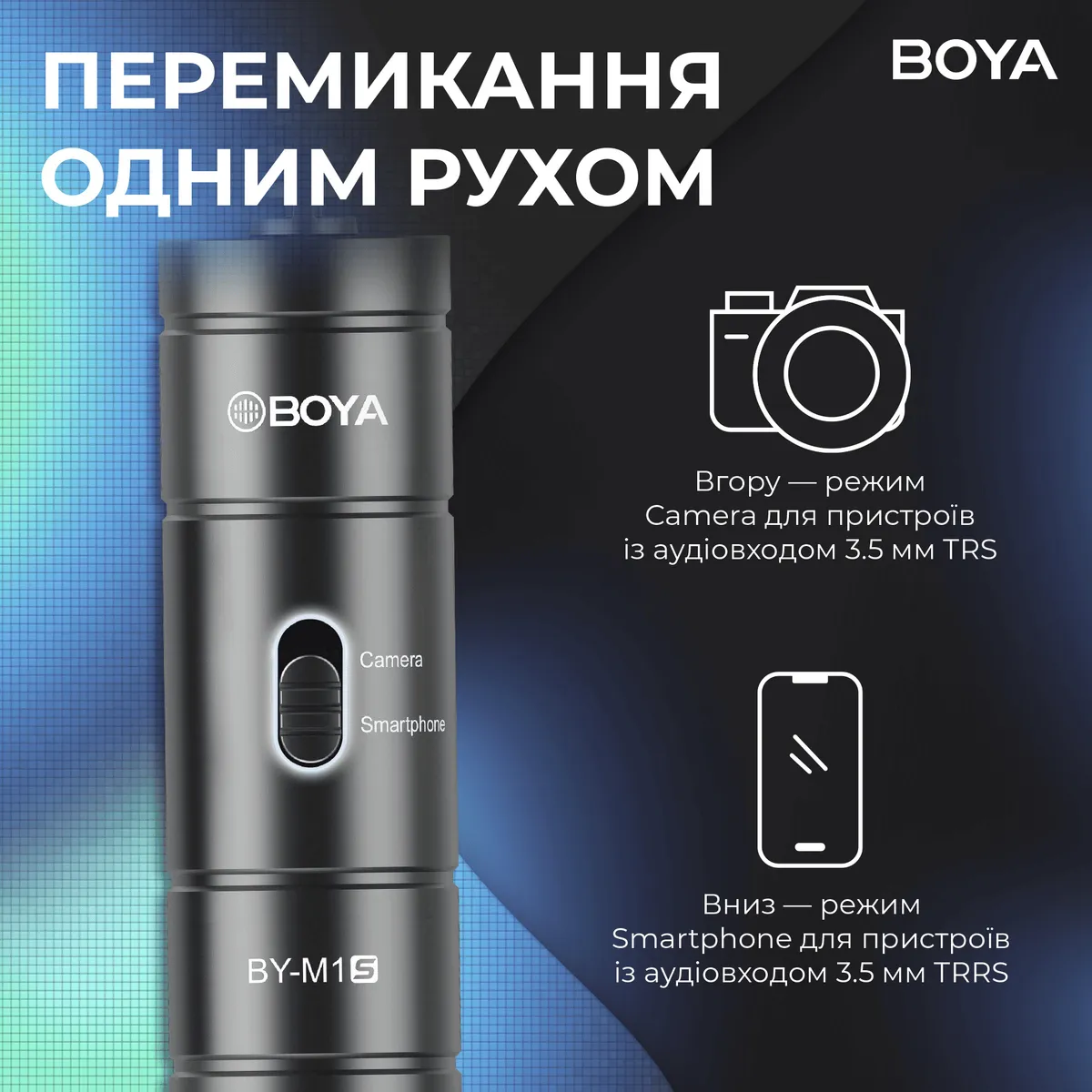 Мікрофон BOYA BY-M1S Black - мініатюра 6