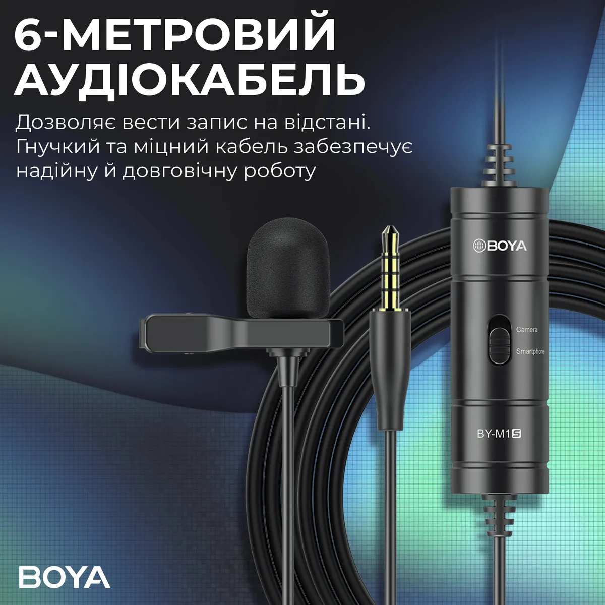 Мікрофон BOYA BY-M1S Black - мініатюра 8