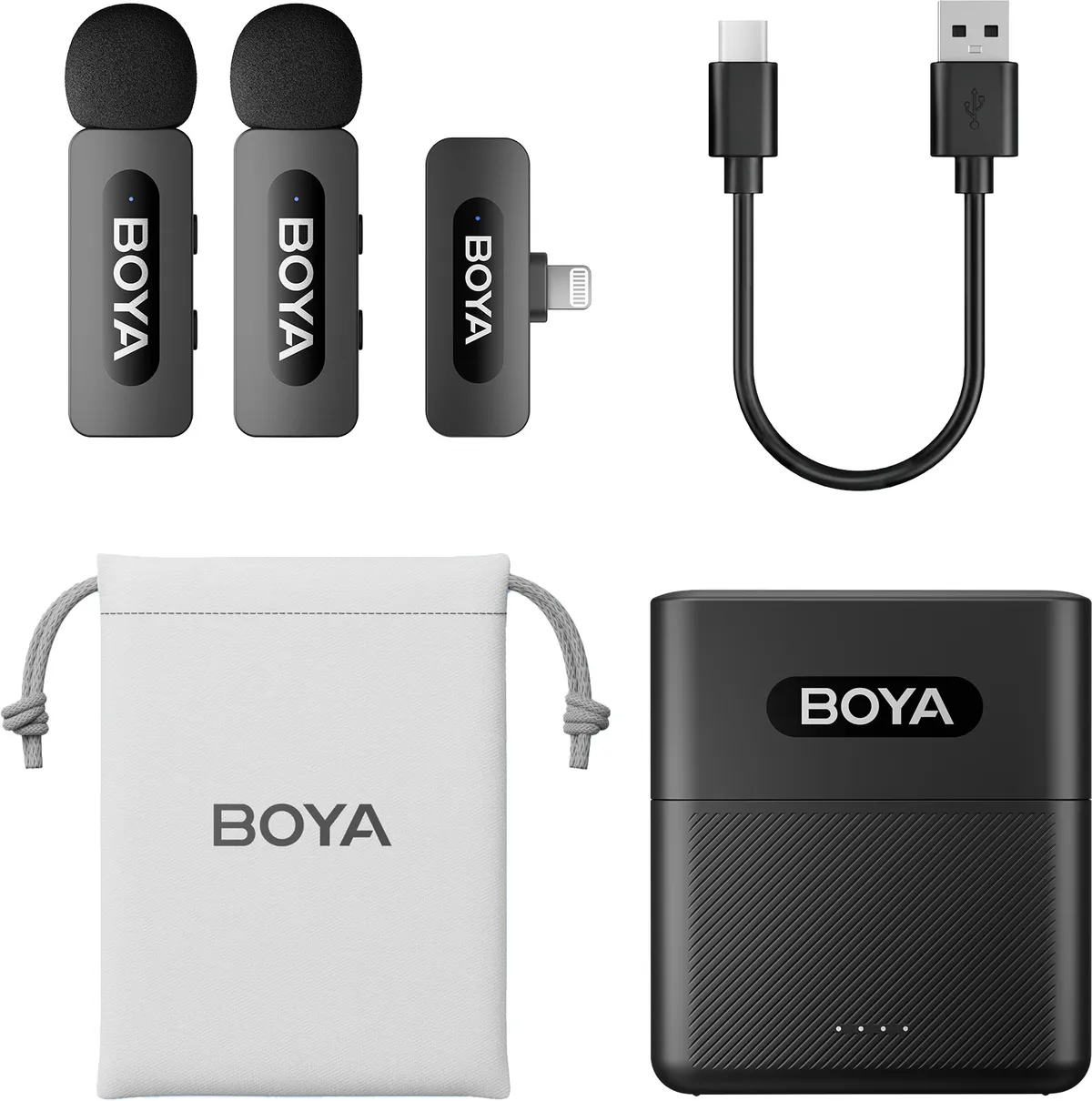 Мікрофон BOYA BY-V3 Lightning Black - мініатюра 2