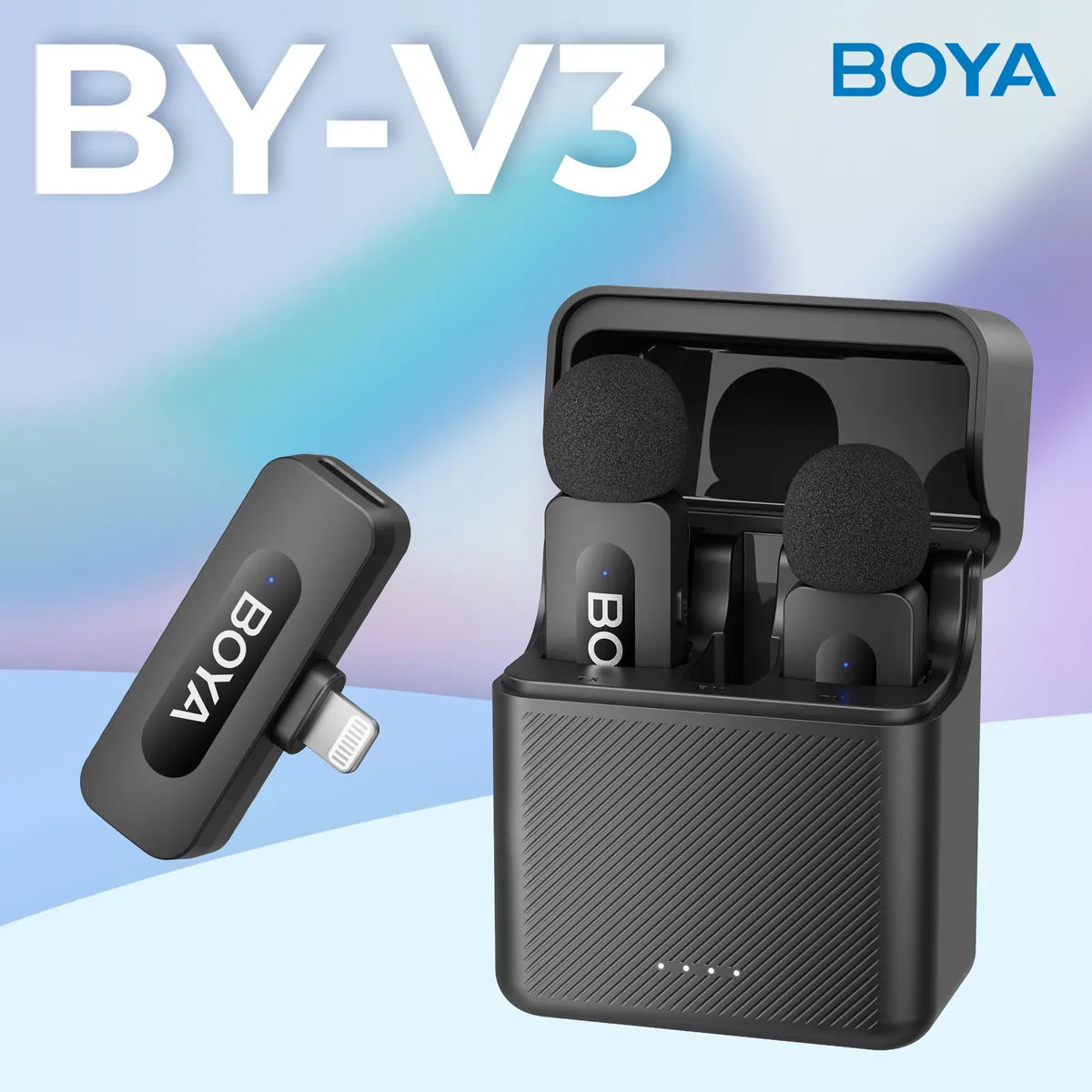 Мікрофон BOYA BY-V3 Lightning Black - мініатюра 6