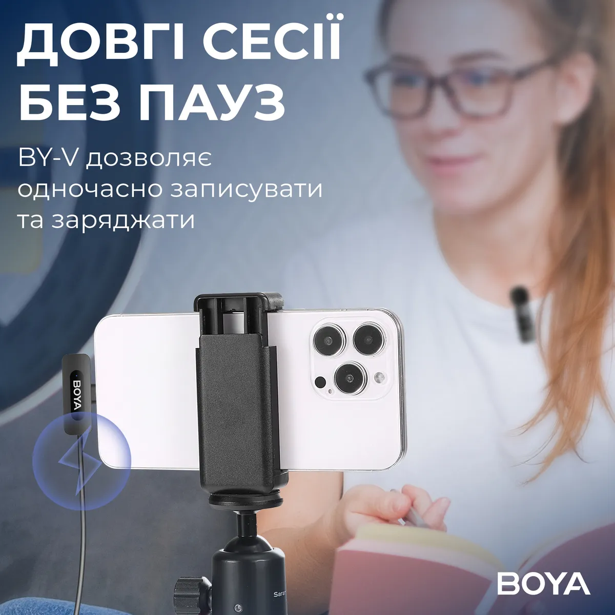 Мікрофон BOYA BY-V35 TRS for camera Black - мініатюра 11