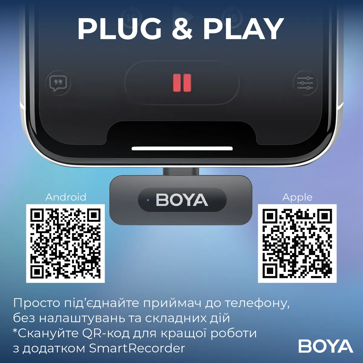 Мікрофон BOYA BY-V35 TRS for camera Black - мініатюра 12