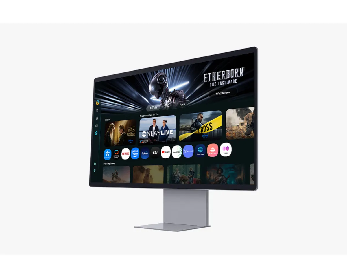 Монітор Samsung 32" Smart M9 (LS32FM902SZXUA) QD-OLED Black 165Hz - мініатюра 3