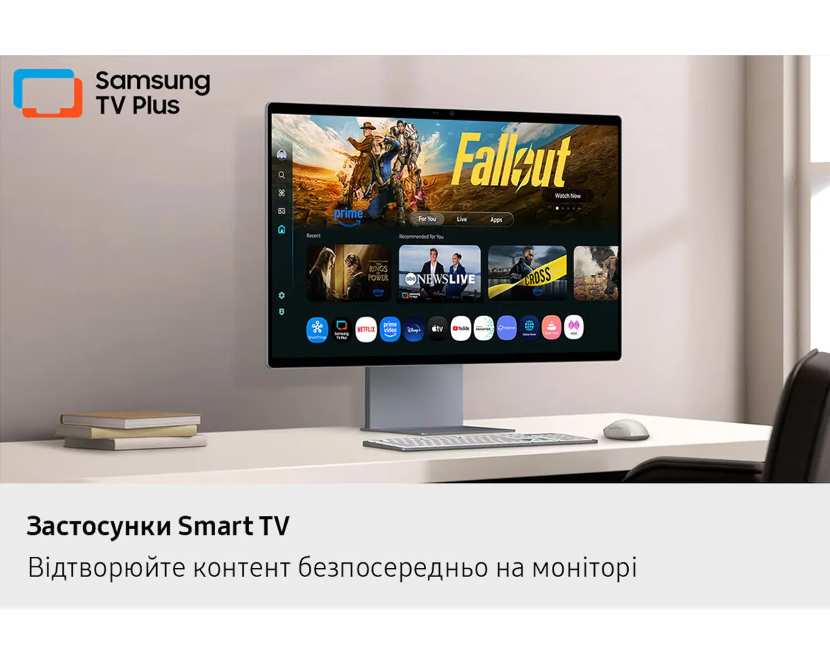 Монітор Samsung 32" Smart M9 (LS32FM902SZXUA) QD-OLED Black 165Hz - мініатюра 8