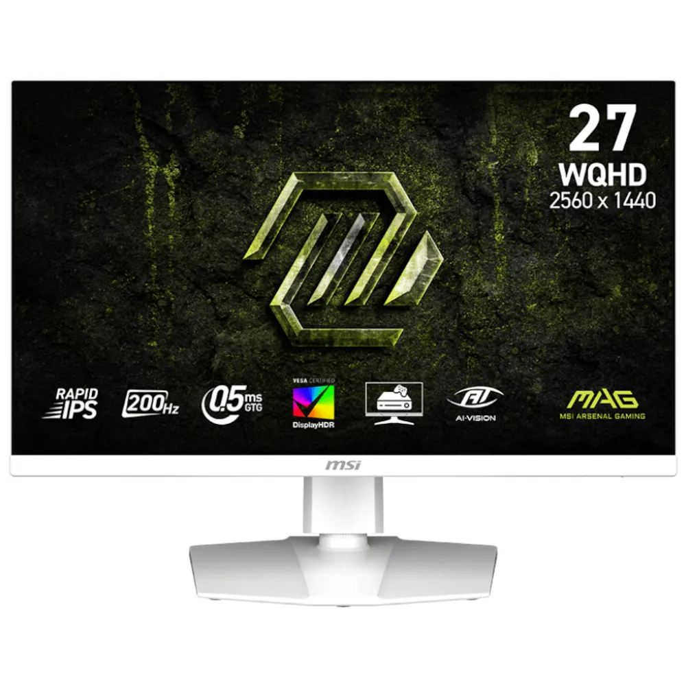 Монітор MSI 27" MAG 274QRFW E20 IPS White 200Hz - зображення 1