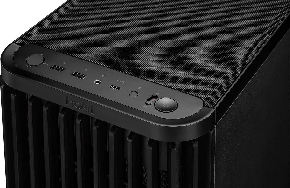 Корпус Asus ProArt PA401 Tempered Glass Black (90DC00M0-B39020) - мініатюра 3
