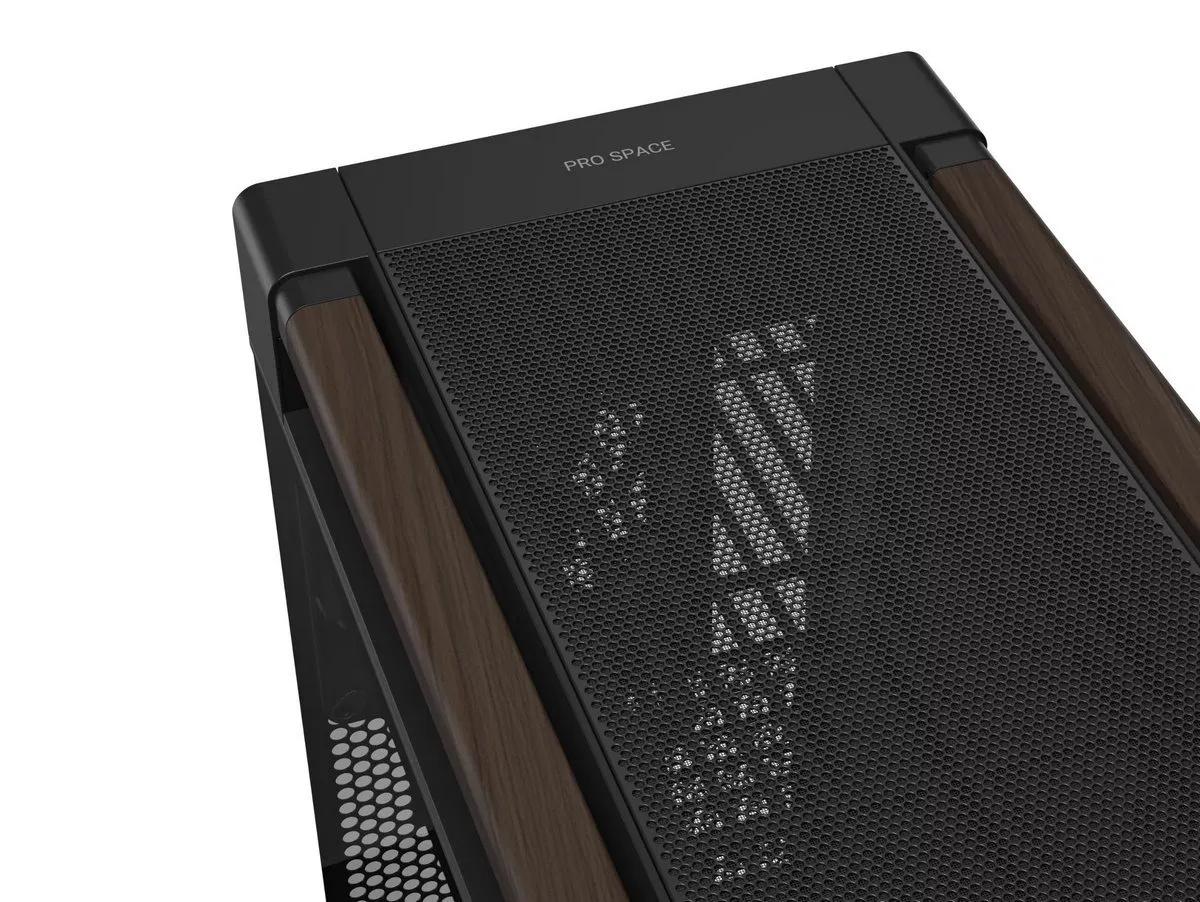 Корпус Asus ProArt PA602 Walnut Wood Tempered Glass Modern Black (90DC00J0-B09030) - мініатюра 5