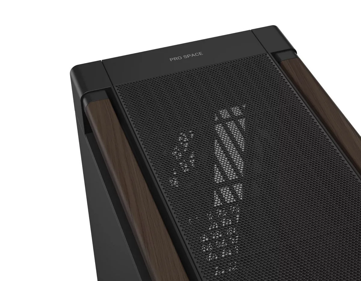 Корпус Asus ProArt PA602 Walnut Wood Metal Panel Modern Black (90DC00J0-B09040) - мініатюра 5