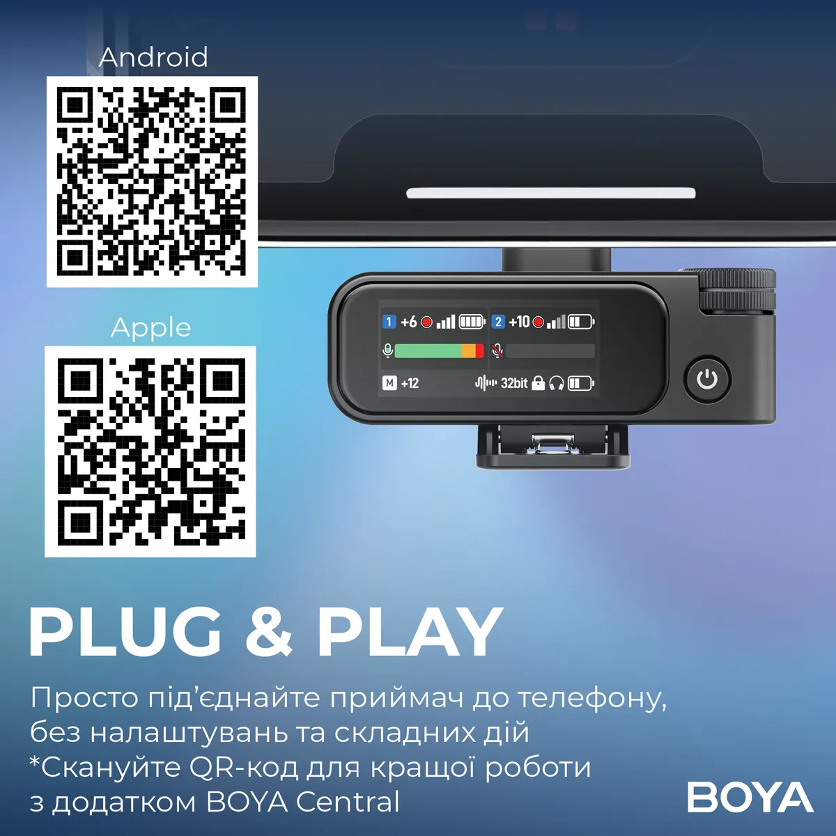 Мікрофон BOYA MIC 2-02 Type-C/TRS Black - мініатюра 16