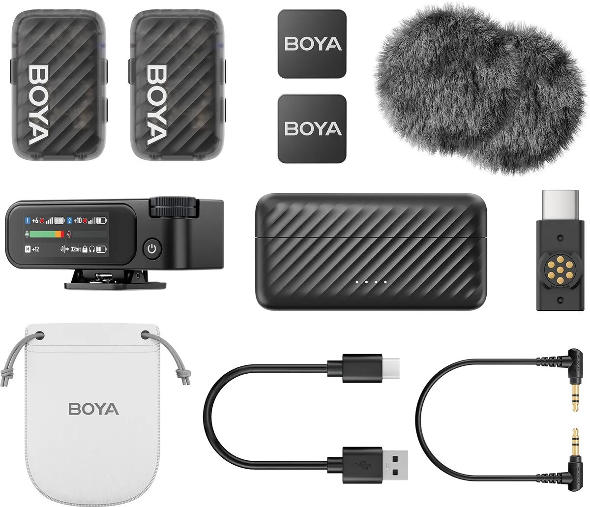 Мікрофон BOYA MIC 2-02 Type-C/TRS Black - мініатюра 2