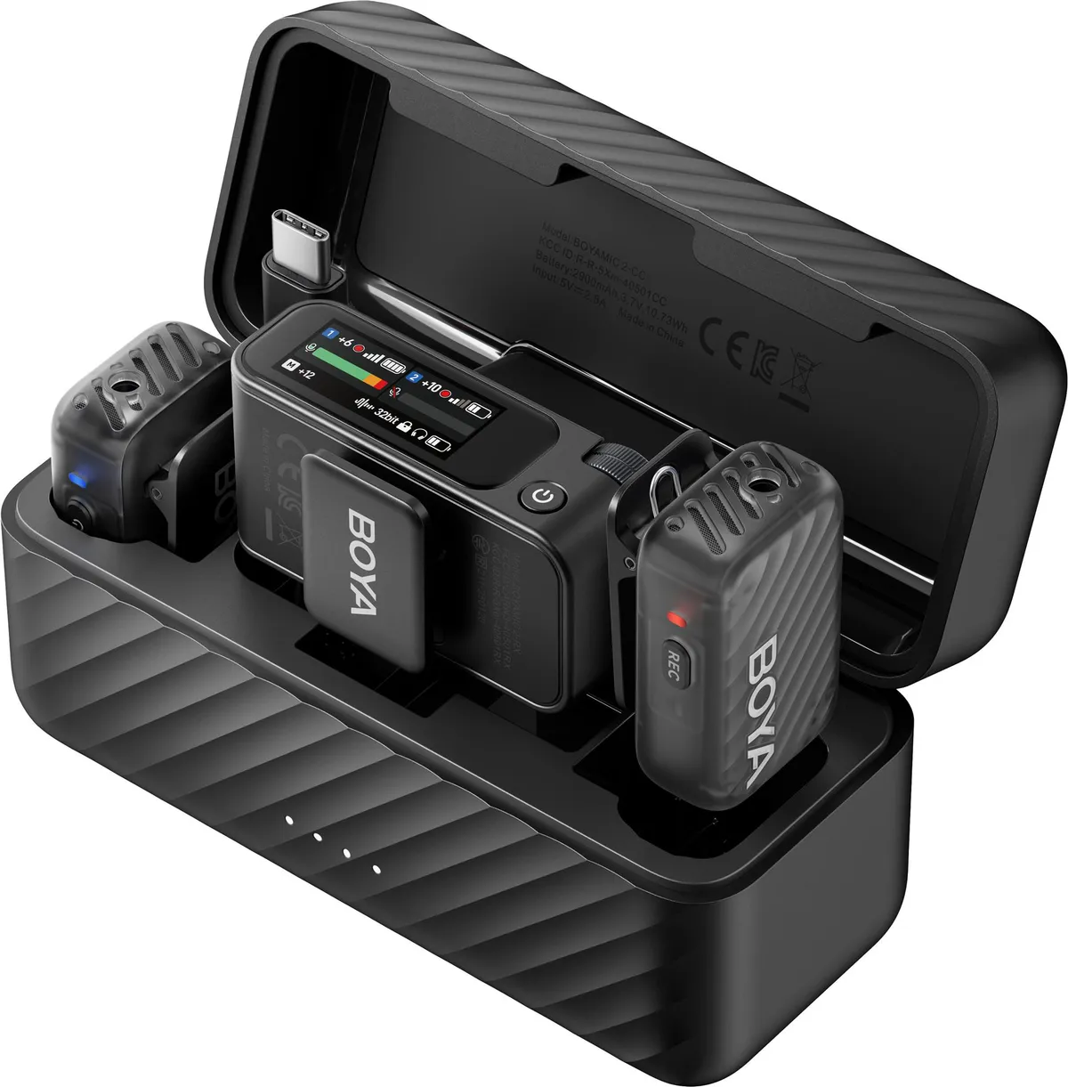 Мікрофон BOYA MIC 2-02 Type-C/TRS Black - мініатюра 3