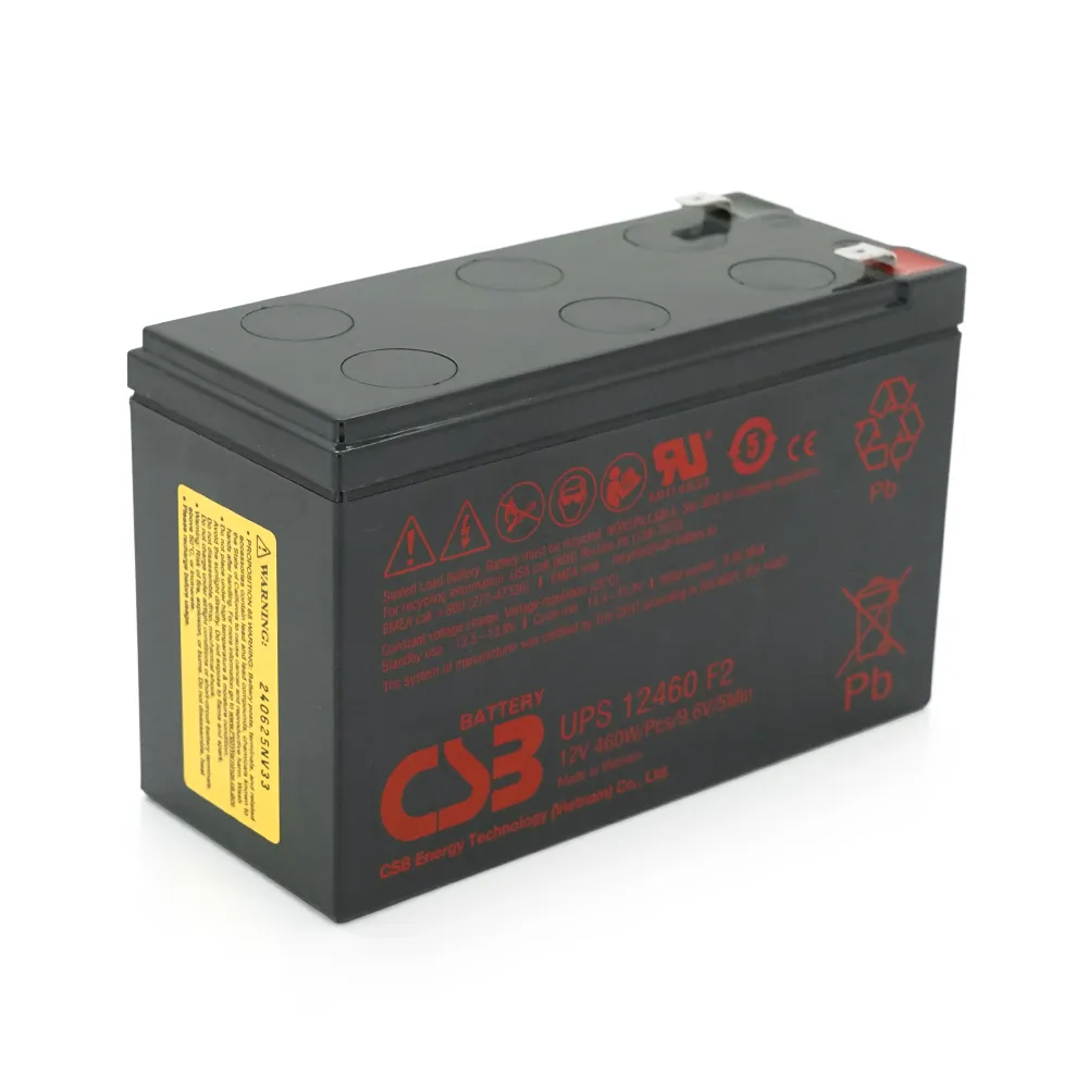 Акумуляторна батарея CSB UPS12460F2, 12V9Ah (151х65х94мм) Q10/420 (В'ЄТНАМ) - зображення 1