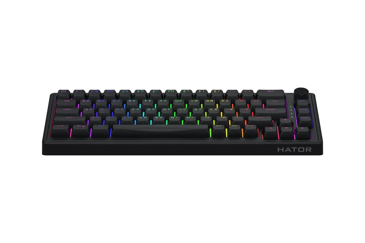 Клавіатура Hator Skyfall 65 Black/Black (HTK1160UA) - мініатюра 2