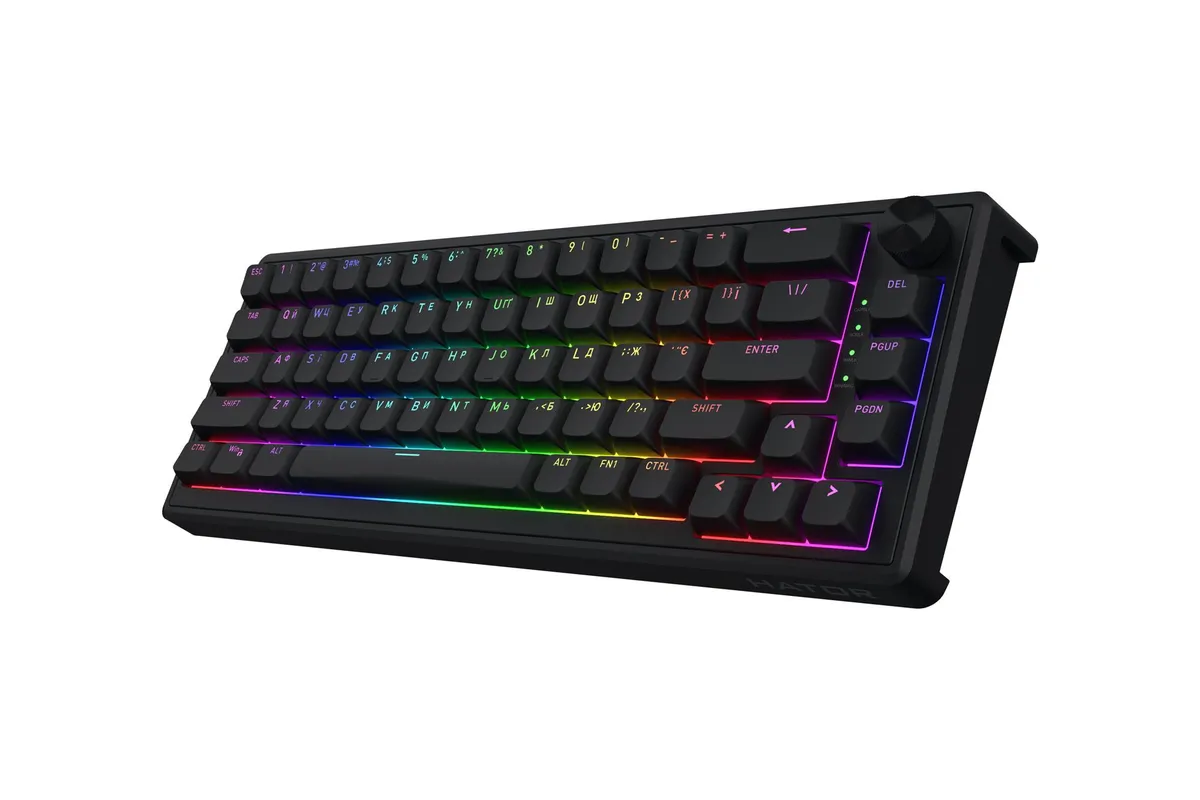 Клавіатура Hator Skyfall 65 Black/Black (HTK1160UA) - мініатюра 3