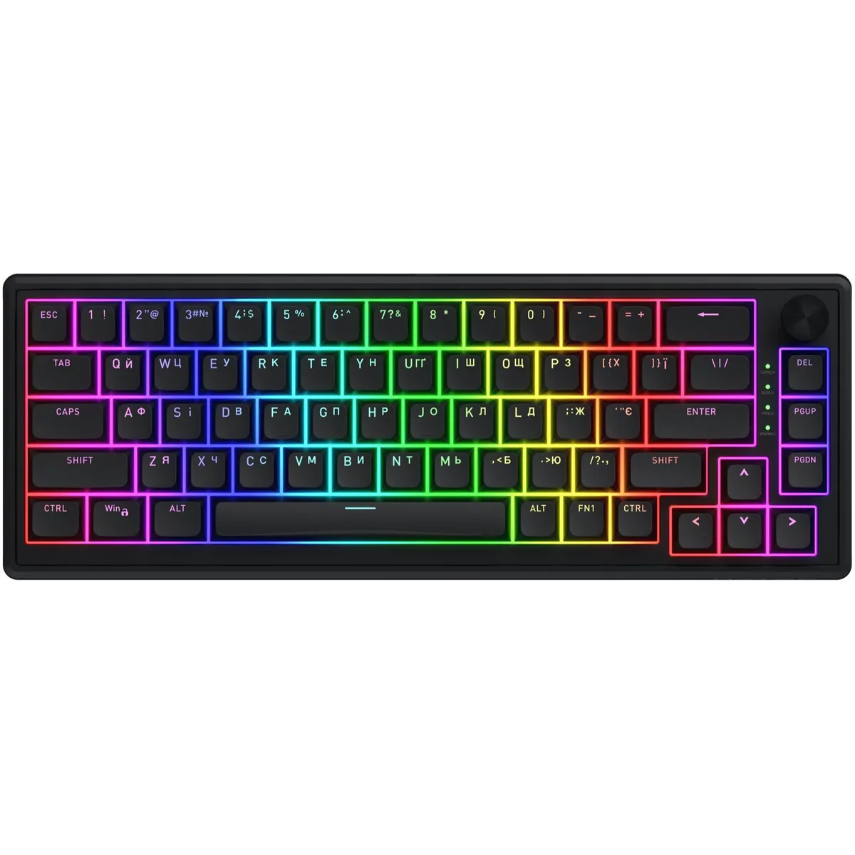 Клавіатура Hator Skyfall 65 Black/Black (HTK1160UA) - мініатюра 8