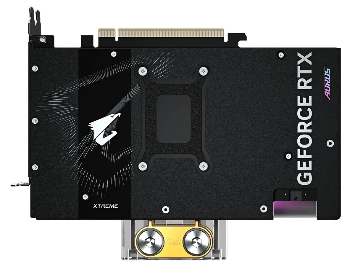 Відеокарта GF RTX 5080 16GB GDDR7 Aorus Xtreme Waterforce WB Gigabyte (GV-N5080AORUSX WB-16GD) - мініатюра 3