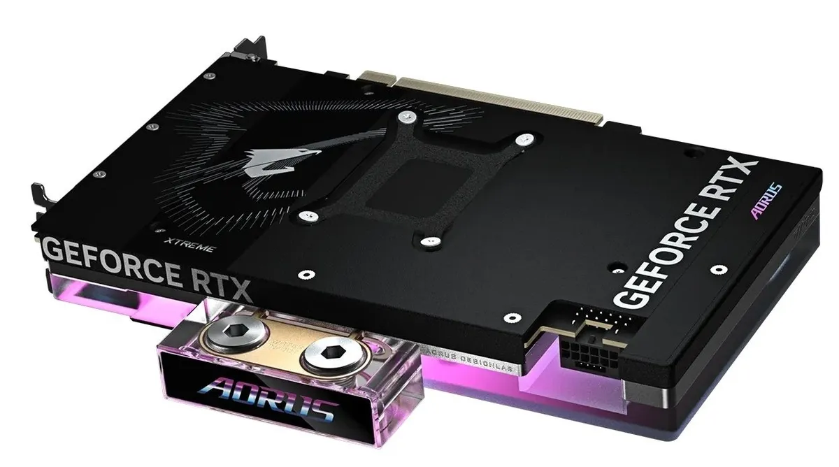 Відеокарта GF RTX 5080 16GB GDDR7 Aorus Xtreme Waterforce WB Gigabyte (GV-N5080AORUSX WB-16GD) - мініатюра 4