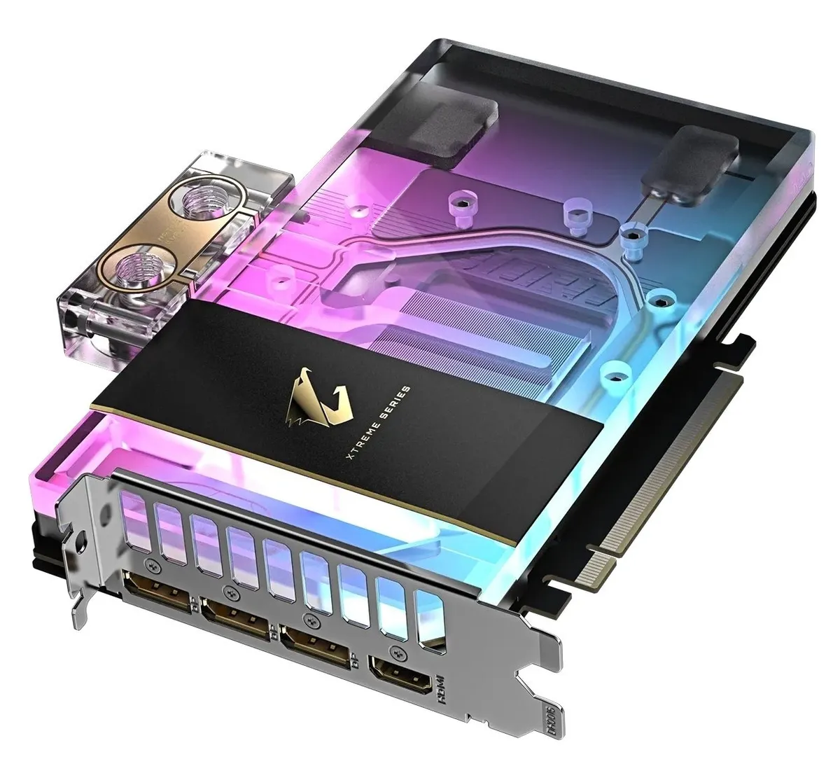 Відеокарта GF RTX 5080 16GB GDDR7 Aorus Xtreme Waterforce WB Gigabyte (GV-N5080AORUSX WB-16GD) - мініатюра 5