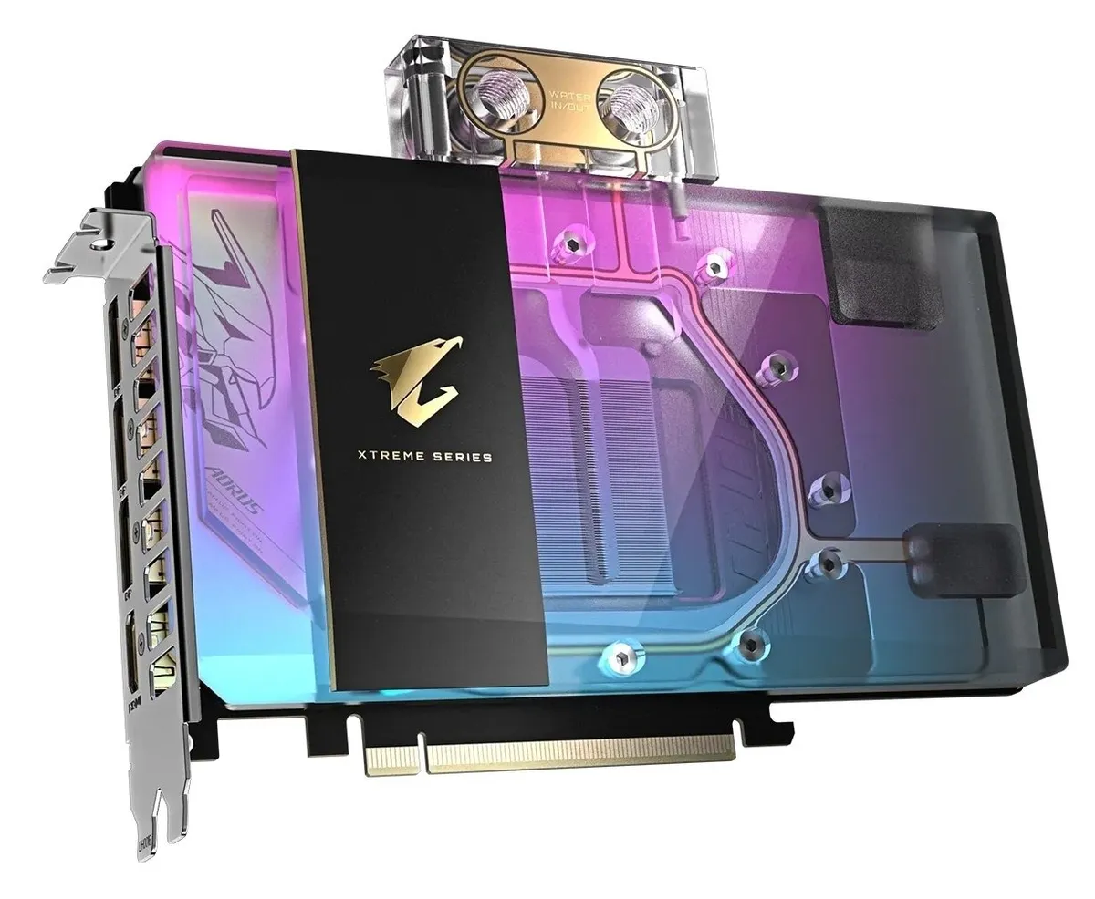 Відеокарта GF RTX 5080 16GB GDDR7 Aorus Xtreme Waterforce WB Gigabyte (GV-N5080AORUSX WB-16GD) - мініатюра 7
