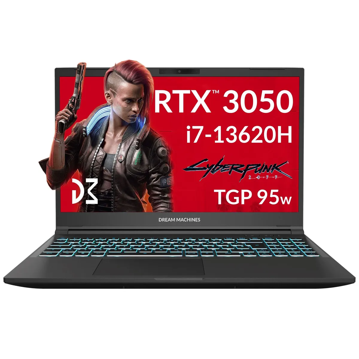 Ноутбук Dream Machines RG3050-15 (RG3050-15UA76) Black - зображення 1