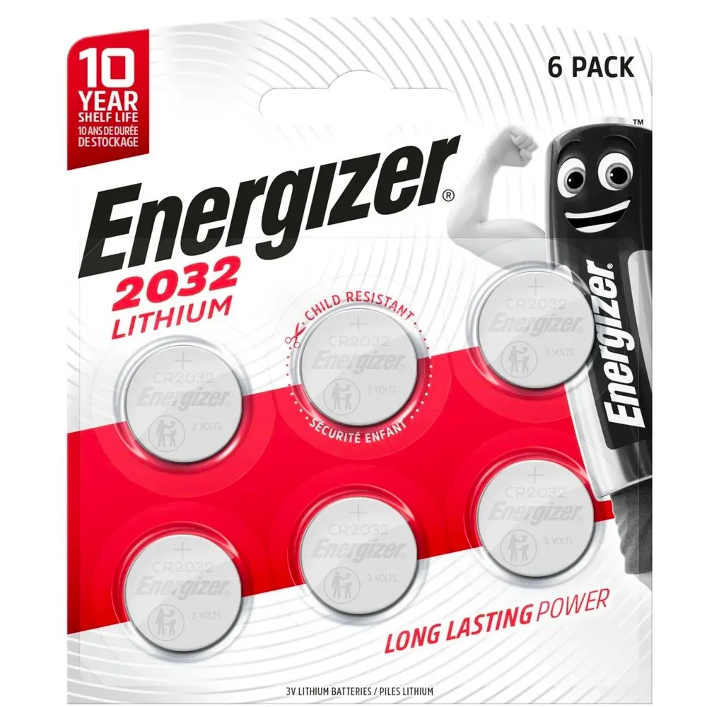 Батарейка Energizer 2032 Lithium, CR2032 BL 6шт - зображення 1