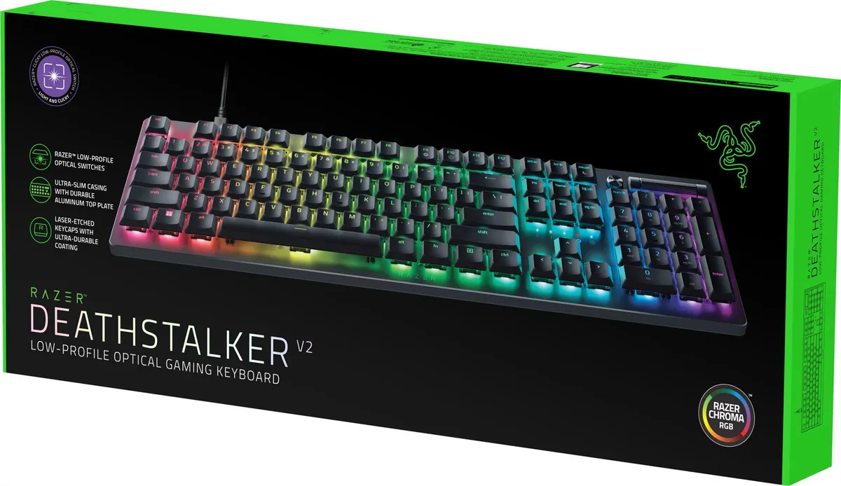 Клавіатура Razer DeathStalker V2 Purple Switch (RZ03-04501800-R3M1) - мініатюра 7