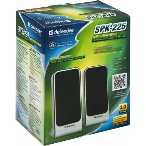 Акустична система Defender 2.0 SPK-220/SPK-225 USB (65220) - мініатюра 3
