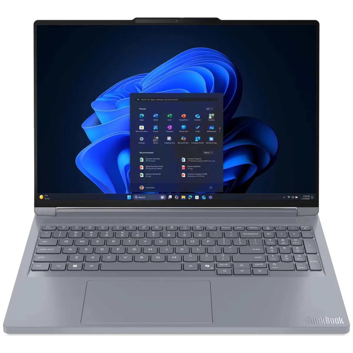 Ноутбук Lenovo ThinkBook 16p G6 IAX (21R00015RA) Luna Grey - мініатюра 13