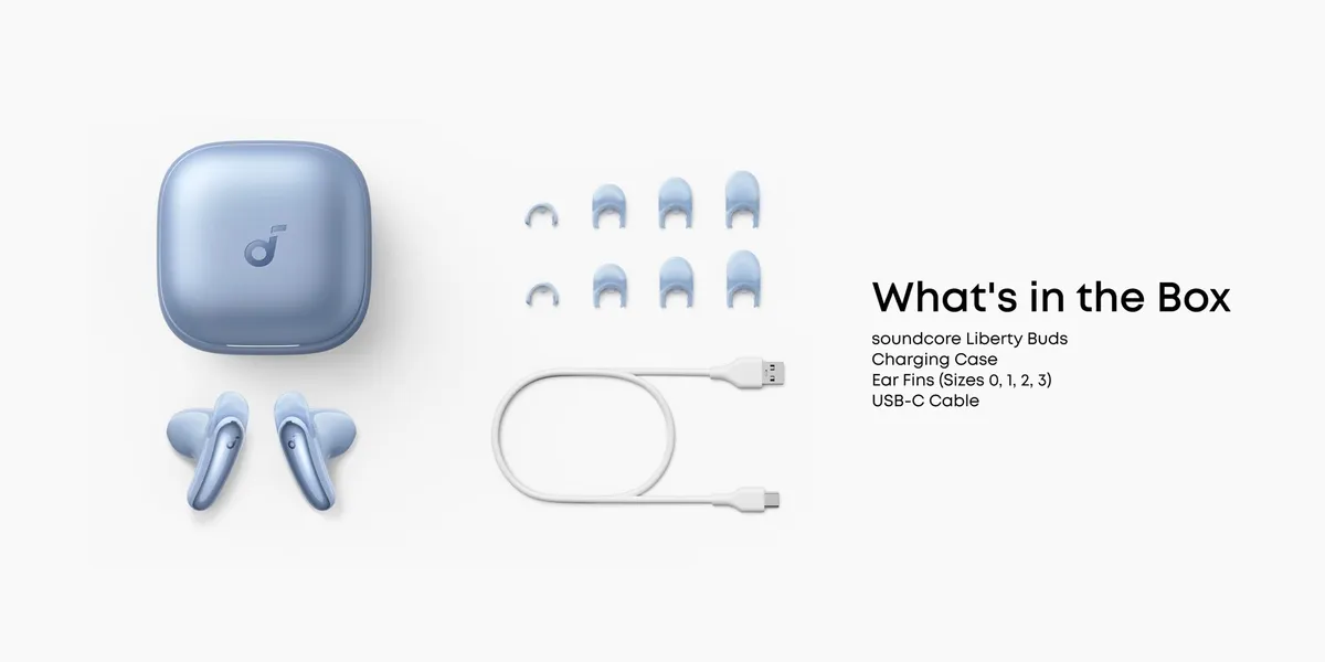 Bluetooth-гарнітура Anker SoundСore Liberty Buds Blue (D1200G31) - мініатюра 19