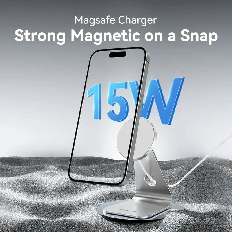 Бездротовий зарядний пристрій Vention 15W Magsafe (FGHIF) - мініатюра 6
