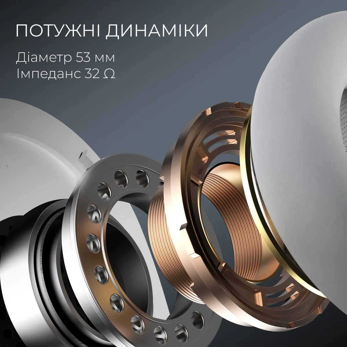 Гарнітура GamePro Asgard Skald White (HSW160W) - мініатюра 12