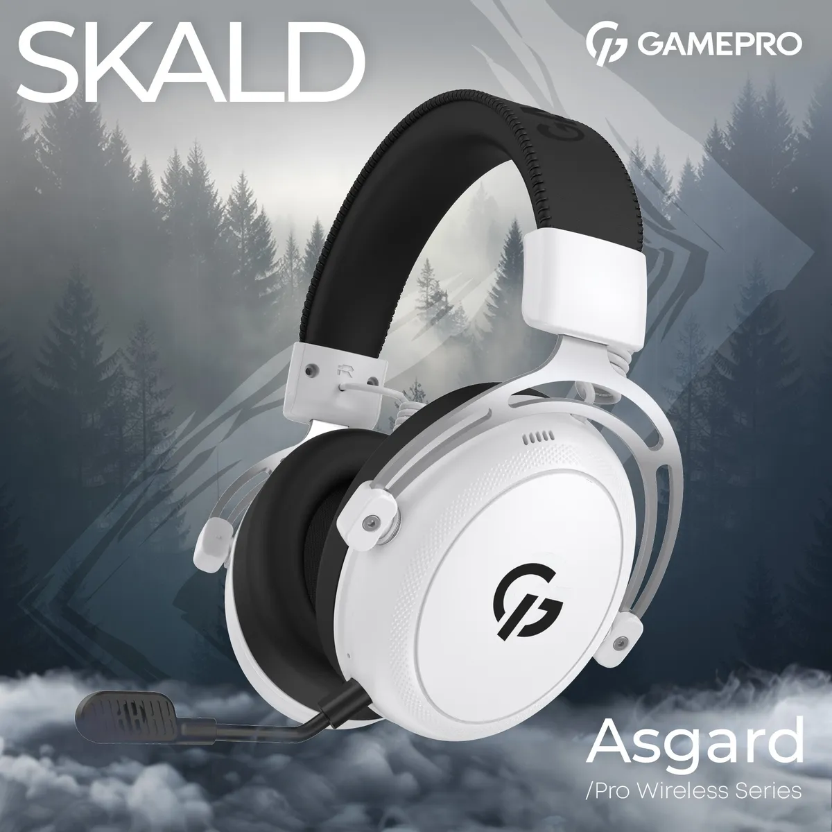 Гарнітура GamePro Asgard Skald White (HSW160W) - мініатюра 8